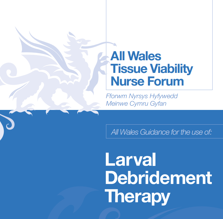 Larval debridement therapy