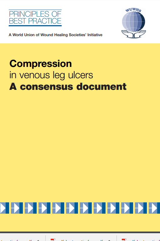 Compression in veneous leg ulcers